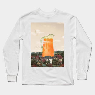 Drink - Surreal/Collage Art Long Sleeve T-Shirt